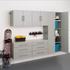 HangUps 5-Piece 90 Inch Storage Cabinet Set - Light Gray - PRE-GRGW-0708-5M