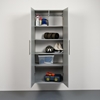 HangUps 3-Piece 90 Inch Storage Cabinet Set - Light Gray - PRE-GRGW-0704-3M