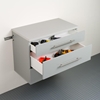 HangUps 4-Piece 60 Inch Storage Cabinet Set - Light Gray - PRE-GRGW-0706-4M