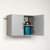HangUps 30 Inch Upper Storage Cabinet - Light Gray - PRE-GSUW-0707-1