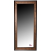 Full Length Floor Mirror - Bronze Finished Frame, Black Trim - RAY-R015TF