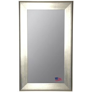 Rectangular Mirror - Brushed Silver Frame 