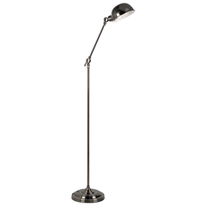 Waxlow Floor Lamp - Chrome, Metal, Adjustable 