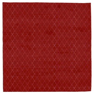 Avenue - Red & White Rug 