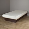 Libra Twin Platform Bed with 6" Somea Mattress - Royal Cherry - SS-100027