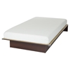 Libra Twin Platform Bed with 6" Somea Mattress - Royal Cherry - SS-100027