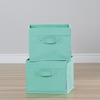 Storit 2 Pack Canvas Basket - Turquoise - SS-100032