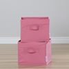 Storit 2 Pack Canvas Basket - Pink - SS-100033