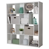 Reveal 16 Cubes Shelving Unit - Pure White - SS-10007