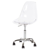 Clear Acrylic Office Chair - Wheels - SS-100075
