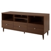 Olly TV Stand - 3 Drawers, Brown Walnut - SS-10011