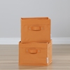 Morgan 5 Shelves Narrow Bookcase - 2 Canvas Storage Baskets, Black Oak - SS-100123