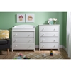 Cotton Candy Changing Table with 4 Drawers Chest - Pure White - SS-10058