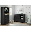 Little Smileys Changing Table and Shelving Unit - Gray Oak - SS-10061
