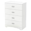 Step One Chest - 4 Drawers, Pure White - SS-10069