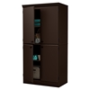 Morgan 4 Doors Storage Cabinet - Chocolate - SS-10073