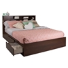 Vito Queen Mates Bed - 2 Drawers, Sumptuous Cherry - SS-10086