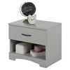 Step One Nightstand - 1 Drawer, Soft Gray - SS-10107
