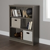 Morgan 3 Shelves Bookcase - Gray Maple - SS-10152