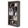 Morgan 5 Shelves Bookcase - Gray Maple - SS-10154