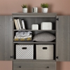 Morgan Armoire - 2 Doors, 2 Drawers, Gray Maple - SS-10173