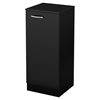 Axess Narrow Storage Cabinet - Pure Black - SS-10180