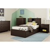 Little Smileys Twin Mates Bed - 3 Drawers, Espresso - SS-10406