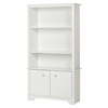 Vito 3 Shelves Bookcase - 2 Doors, Pure White - SS-10328