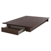 Primo Full/Queen Platform Bedroom Set - Drawer, Brown Walnut - SS-1033-BED-SET