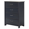 Ulysses 4 Drawers Chest - Blueberry - SS-10362