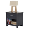 Ulysses 1 Drawer Nightstand - Blueberry - SS-10363