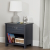 Ulysses 1 Drawer Nightstand - Blueberry - SS-10363