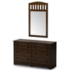 Popular Mocha Dresser with 6 Drawers - SS-2779027