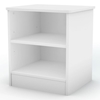 Libra White Nightstand with 2 Open Shelves - SS-3050059