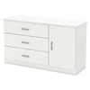 Libra Dresser - Door, 3 Drawers, Pure White - SS-3050028