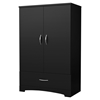 Step One Armoire - 2 Doors, Pure Black - SS-3107037