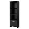 Step One Bookcase - 3 Shelves, Pure Black - SS-3107652