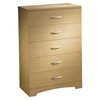 Step One Natural Maple 5-Drawer Chest - SS-3113035