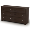 Vito 6-Drawer Dresser in Chocolate - SS-3119010