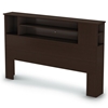 Vito Queen Chocolate Bedroom Set with Bookcase Bed - SS-3119-4PC