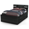Cosmos Full Captain's Bed with Nightstands - SS-3127-CPB-3PC