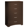 Step One Chocolate Chest with 5 Drawers - SS-3159035