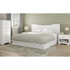Step One King Platform Bed - 2 Drawers, Pure White - SS-3160237