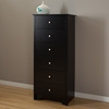 Vito 6 Drawers Chest - Pure Black - SS-3170066