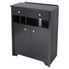Vito Charging Station Cabinet - Pure Black - SS-3170790
