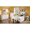 Summer Breeze Whitewash Full Mate's Bed - SS-3210211