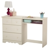 Summer Breeze Desk - 3 Drawers, White Wash - SS-3210070