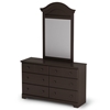 Summer Breeze Chocolate Dresser with 6 Drawers - SS-3219027