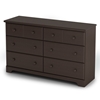 Summer Breeze Chocolate Dresser with 6 Drawers - SS-3219027