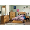 Prairie Twin Bookcase Headboard in Country Pine - SS-3232098